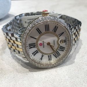 Michele Two-Tone Serein Diamond Watch